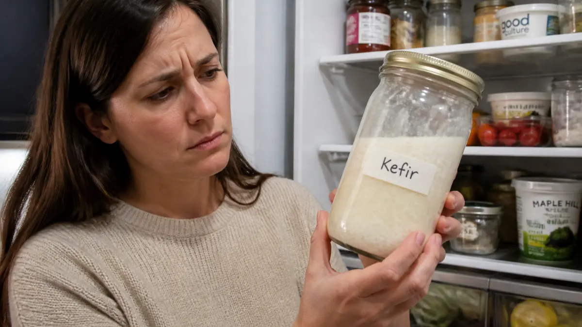 Vous avez été dupé : le kéfir ne se conserve pas longtemps au réfrigérateur et voici la raison