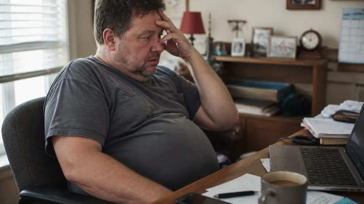 On associe fréquemment le ventre rond des hommes à la malbouffe : en vérité, le stress et les hormones ont un impact majeur