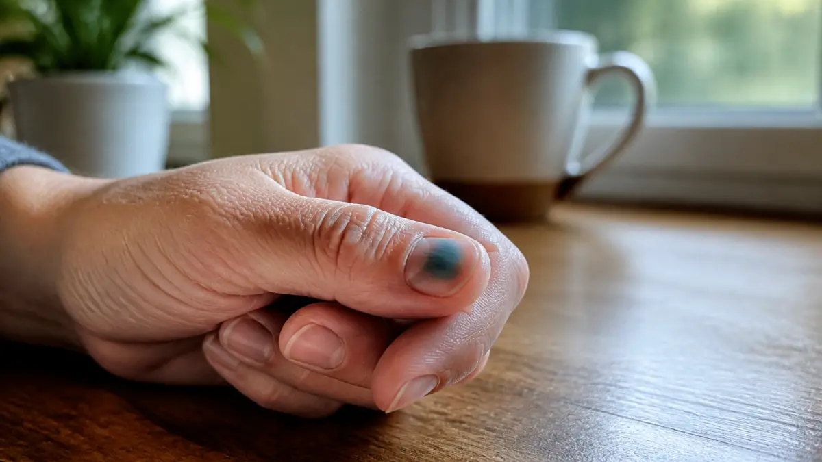 Ongle bleu : causes possibles et quand consulter