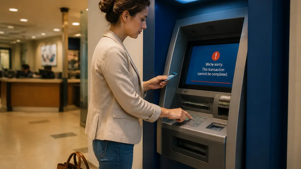 Distributeur bloqué : le geste simple pour débloquer votre carte