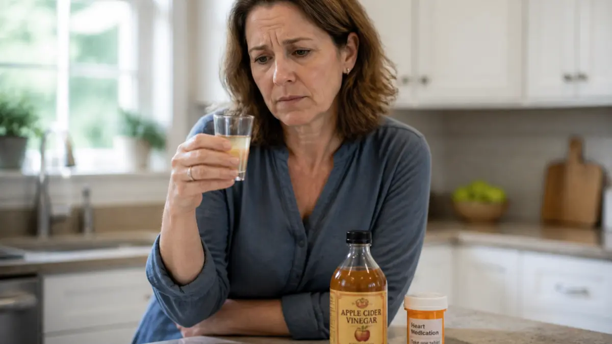 Vinaigre de cidre : est-il dangereux pour le cœur ?